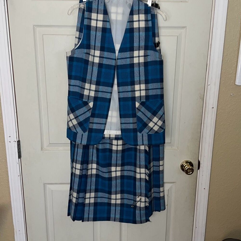 Vintage Scottish vest and skirt